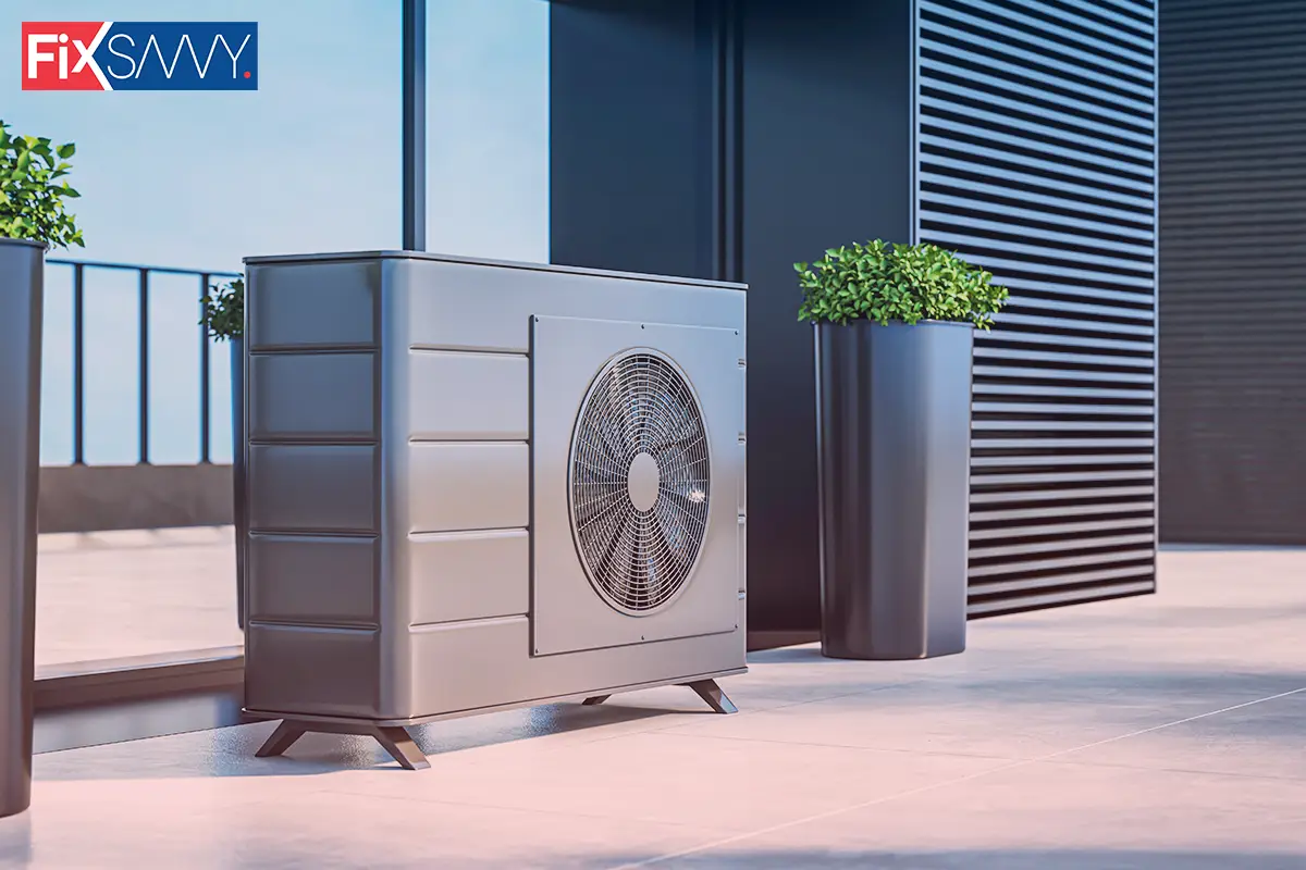 air source heat pump installation